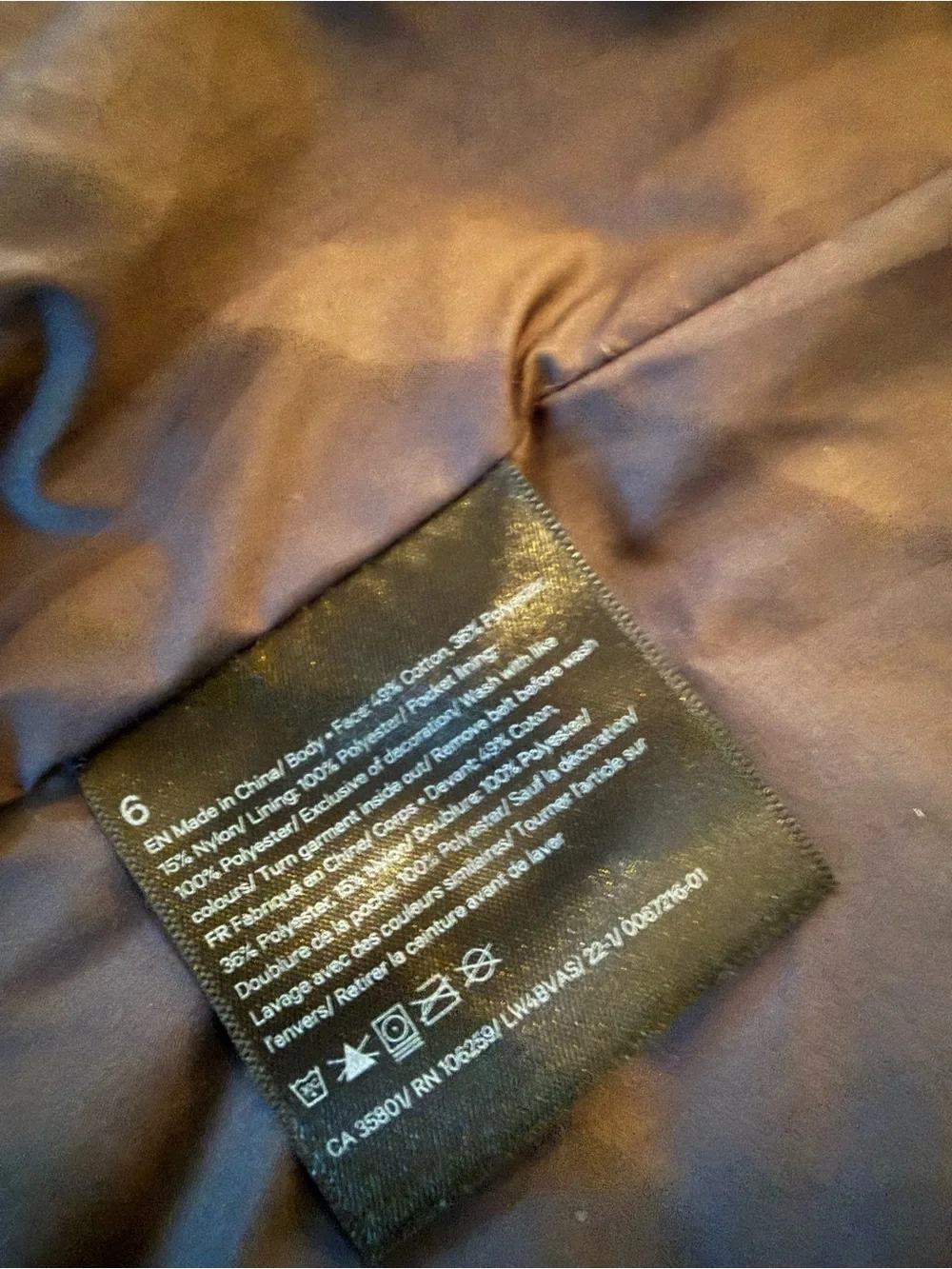 lululemon Black Hooded Trench Coat 6